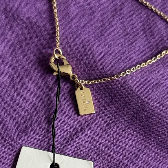 Coach Gold Necklace with Multicolor Letters - Picture 4 of 7